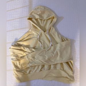 Forever 21 yellow cropped hoodie (fits like a medium or large)